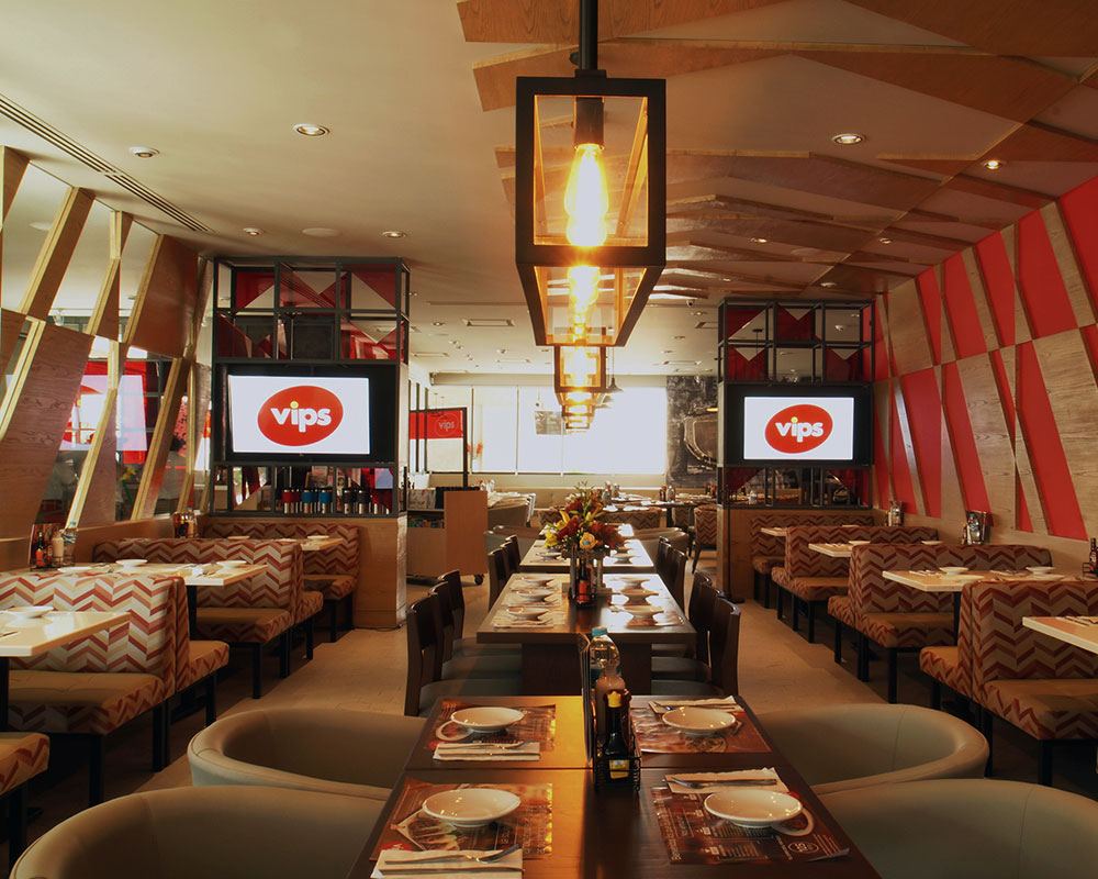 Mobiliario a medida para cadena de restaurantes — Vips, vista 2